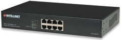 8-Port PoE Web-Smart Switch 8 x 15.4 Watts PoE ports, Class 3 IEEE 802.3af compliant, Endspan, Desktop