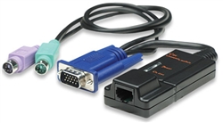 PS/2 Dongle for Cat5 KVM Switch Connects One Computer to a Cat5 KVM Switch
