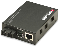 Fast Ethernet Media Converter 10/100Base-TX to 100Base-FX (SC) Single-Mode, 40 km (24.8 mi)