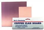 Copper Clad Boards Plain (1oz copper), Single Sided, 1/16", 6"x9"