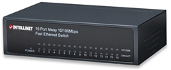 16-Port Fast Ethernet Office Switch Desktop, Metal