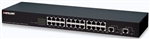 Fast Ethernet Office Switch 24 RJ-45 10/100 + 2 Gigabit Combo Ports (SFP and RJ-45)
