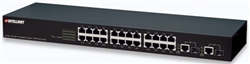 Fast Ethernet Office Switch 24 RJ-45 10/100 + 2 Gigabit Combo Ports (SFP and RJ-45)