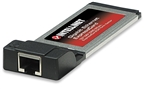 Gigabit Ethernet ExpressCard 10/100/1000 Mbps, ExpressCard/34 form factor