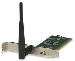 Wireless 150N PCI Card 150 Mbps Wireless 802.11n, 1T1R