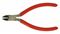 4" Diagonal Pliers with Red Cushion Grip Handles