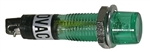 Neon Indicator (Internal Resistor) 120 VAC Green Lens