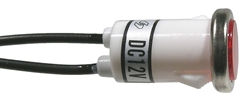 Incandescent Indicator 12VDC Red Lens