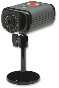 NFC30-IR Night-Vision Network Camera MPEG4 + Motion-JPEG Dual Mode, PoE, Audio, 300k CMOS, Day/Night
