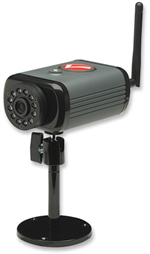 NFC31-IRWG Megapixel Night-Vision Network Camera H.264 + MPEG4 + Motion-JPEG Multi-Streaming, Audio, 1.3 Megapixel CMOS, 720p HD, 54 Mbps Wireless 802.11g