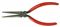 5 11/16" Standard Needle Nose Pliers, Red Cushion Grip Handles, Carded