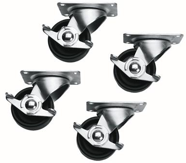 SET OF 4 CASTERS FOR ANY SLIM 5, ( 2 LOCKING)
