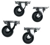SET OF 4 CASTERS FOR ANY SLIM 5, WITH MOUNTIN