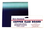 Presensitized Copper Clad Boards Positive (1 oz copper), Single Sided, 1/16", 4"x6"