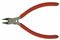 4" Side Cutting Pliers with Red Cushion Grip Handles, Carded