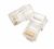 Modular Plug - 10P10C - Flat Cable - Stranded Wire - 50 uin gold - 1000 per bag