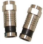 F Connector - RG6/U  -  100 pk