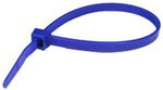 4" Miniature 18 lb. Cable Ties - Blue