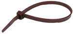 4" Miniature 18 lb. Cable Ties - Brown
