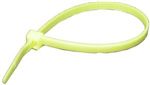 4" Miniature 18 lb. Cable Ties - Yellow