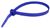 7.5" Standard 50 lb. Cable Ties - Blue