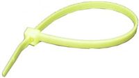 7.5" Standard 50 lb. Cable Ties - Yellow