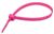 14" Standard 50 lb. Cable Ties - Neon Pink