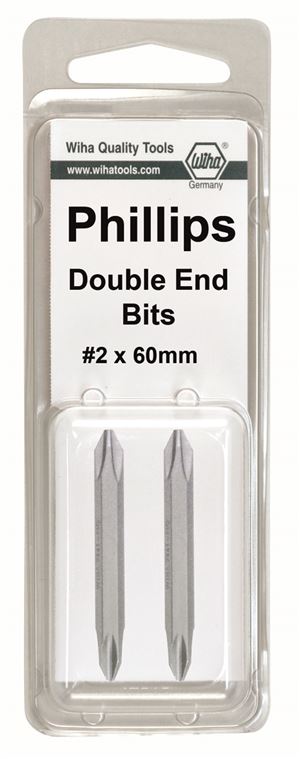 Phillips Double End Bit #2 x #2  -2Pk
