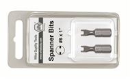 Spanner Insert Bit #6 x 25mm 2Pk