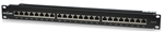 Cat6 Shielded Patch Panel 24-Port, FTP, 1U, 90 Degree Top-Entry Punch-Down Blocks