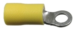 Insulated Ring Terminal Yellow 12-10 Wire Range #8 Stud Size CUL