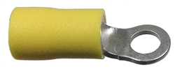 Insulated Ring Terminal Yellow 12-10 Wire Range #8 Stud Size CUL