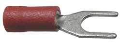 Insulated Spade Terminal Red 22-16 Wire Range #8 Stud Size UL/CSA