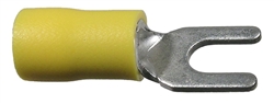 Insulated Spade Terminal Yellow 12-10 Wire Range #8 Stud Size UL/CSA