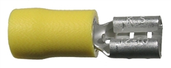 Insulated Female Quick Connect Yellow 12-10 Wire Range .250" Tab Size UL/CSA