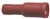 Female Bullet Connector Red 22-16 Wire Range .157" Tab Size