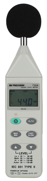 Digital Sound Level Meter with RS 232 Capability