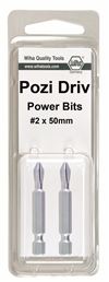 PoziDriv Power Bit #2 x 50mm 2Pk