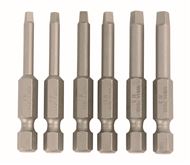 Square Power Bit #1, 2 & 3 x 50mm 6Pk