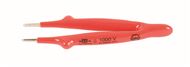 Insulated Tweezers Straight Blunt 5" Oal