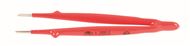 Insulated Tweezers Straight Blunt 8" Oal