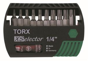 Torx XSelector Bit Set T7-T40