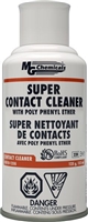 Super Contact Cleaner With Poly Phenyl Ether, 125 grams (4.4 oz) aerosol