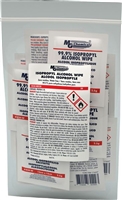 824-WX25 - 99.9% Isopropyl Alcohol Wipe - Individual Packs Wipes 2.5 grams