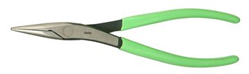 8" Needle Nose Assembly Pliers with Green Cushion Grip Handles