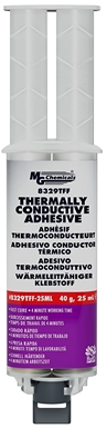 8329TFF - Dual cartridge 25 mL (0.8 fl oz) 1:1 FAST CURE THERMALLY CONDUCTIVE ADHESIVE, FLOWABLE