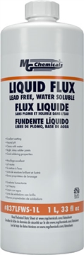 837LFWS-1L Lead Free Water Soluble  Flux Liquid 1 L (33.6 fl. oz)