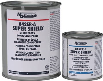 842ER-900ML - Super Shield - Silver Epoxy Conductive Coating - Liquid, 900 mL (30 fl oz)