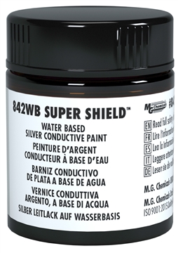 842WB-15ML - Super Shield - Water Based Silver Conductive Coating, Liquid 12 ml (0.5  fl. oz)