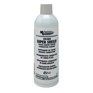 843AR-340G - Super Shield Silver Coated Copper Conductive Coating - Aerosol 340 g (12 oz)